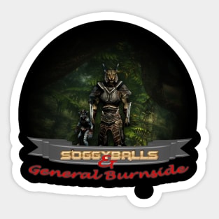 S'oggyballs & General Burnside Sticker